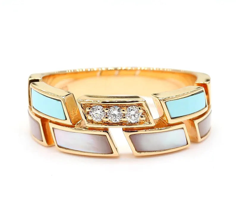 14K 0.1ct Round Cut Lab Grown Diamond Wedding Band