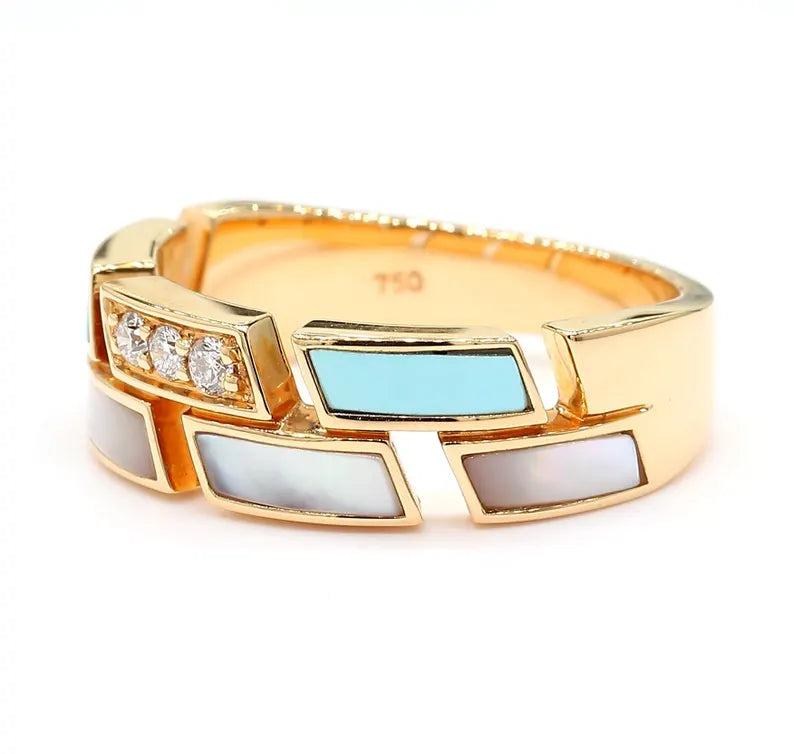 14K 0.1ct Round Cut Lab Grown Diamond Wedding Band