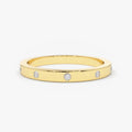 14K 0.16ct Round Cut Lab Grown Diamond Eternity Band