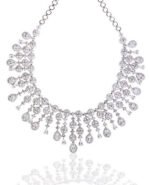925 Silver Diamond Necklace Set - Image 2