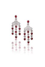 925 Silver Ruby Necklace Set - Image 3