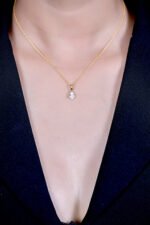 925 Silver Pear Drop Pendant - Image 2