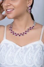 925 Silver Ruby Necklace - Image 3