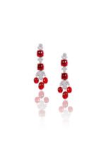 925 Silver Ruby Necklace Set - Image 2