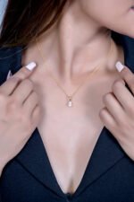 925 Silver Pear Drop Pendant - Image 3