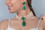 925 Sterling Emerald Necklace Set - Image 3