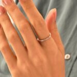 925 Silver Diamond Wedding Ring - Image 3