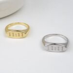 925 Silver 11:11 Signet Ring - Image 5