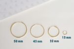 925 Silver Infinity Hoops Earrings - Image 2