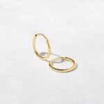 925 Silver Infinity Hoops Earrings