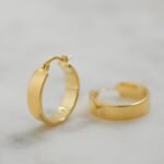 925 Silver Chunky Hoop Earrings - Image 4