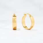 925 Silver Chunky Hoop Earrings