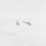 925 Silver 3 Ball Studs Earrings - Image 4