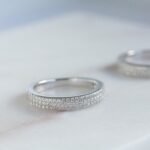 925 Silver Three Row Ring - Image 3