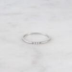 925 Silver 3 Stone Ring - Image 2