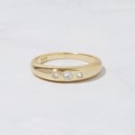 925 Silver 3 Stone Dome Ring - Image 6