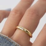 925 Silver 3 Stone Dome Ring - Image 5