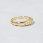 925 Silver 3 Stone Dome Ring - Image 3