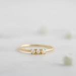 925 Silver 3 Stone Opal Ring - Image 5