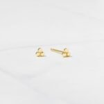 925 Silver 3 Ball Studs Earrings