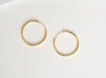 925 Silver Infinity Hoops Earrings - Image 4