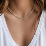 925 Silver Diamond Tennis Necklace - Image 8