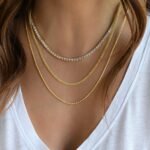 925 Silver Diamond Tennis Necklace - Image 6