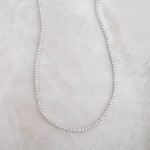 925 Silver Diamond Tennis Necklace - Image 5