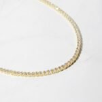 925 Silver Diamond Tennis Necklace - Image 4