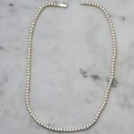 925 Silver Diamond Tennis Necklace - Image 3