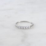 925 Silver 5 Stone CZ Ring - Image 2