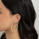 925 Silver Hoop Earrings - Image 6