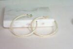 925 Silver Hoop Earrings - Image 2