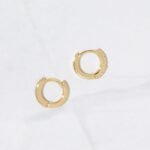 925 Silver Huggies Earrings - Image 4