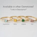 925 Silver Aquamarine Cushion Ring - Image 4