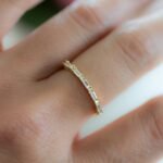925 Silver Baguette Stacking Ring - Image 7