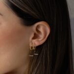 925 Silver Beaded Hoop Earrings - Image 14