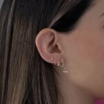 925 Silver Beaded Hoop Earrings - Image 7