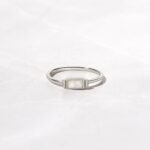 Swarish Bezel Baguette Opal Ring - Image 7