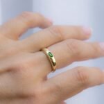 925 Silver Bezel Dome Ring - Image 7