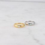 925 Silver Bezel Dome Ring - Image 2