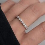 925 Silver Bezel Eternity Ring - Image 3