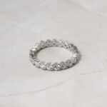 925 Silver Bezel Eternity Ring - Image 2