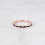 925 Silver Black CZ Eternity Ring - Image 5