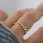 925 Silver Plain Eternity Band Ring - Image 7