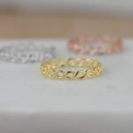 925 Silver Plain Eternity Band Ring - Image 5