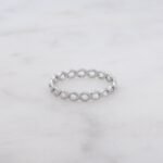 925 Silver Plain Eternity Band Ring - Image 4