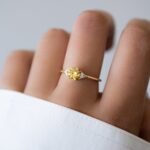 925 Silver Canary Yellow Engagement Ring - Image 11