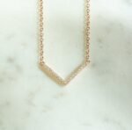 925 Silver Chevron Necklace - Image 2