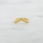 925 Silver Chevron Ring Set - Image 7